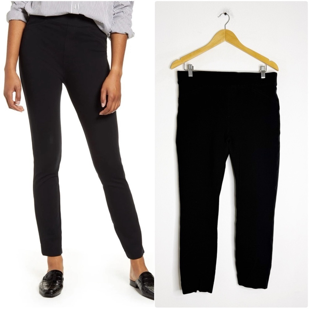 SPANX Black Slim Ponte Ankle Pants